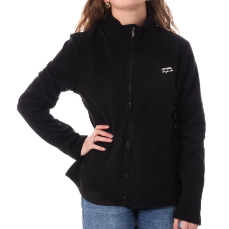 Polaire Zippé Noir Femme Lee Cooper Ozaya 010675
