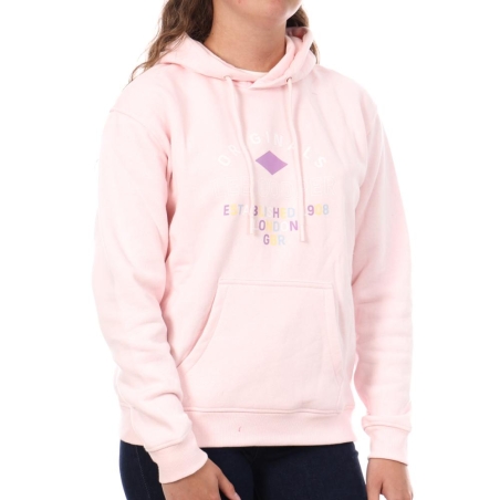 Sweat à Capuche Rose Femme Lee Cooper Octavi