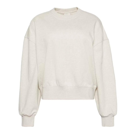 Sweat Écru Femme Calvin Klein Jeans French