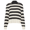 Pull Rayures Beige/Noir Femme Vero Moda Melya