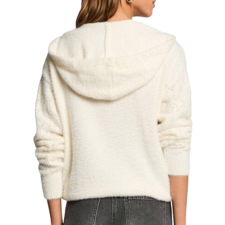 Pull Écru Femme Morgan Duveteuse
