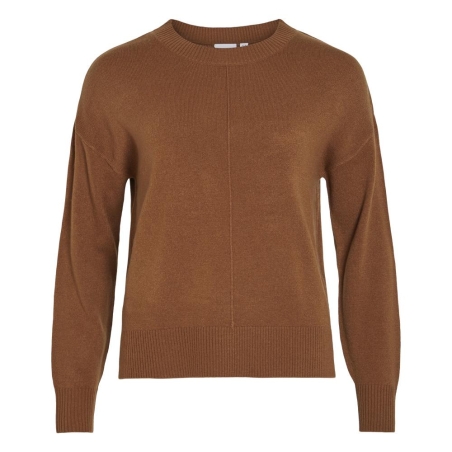 Pull Camel Femme Vila Jude