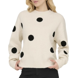 Pull Blanc/Noir Femme JDY Monica
