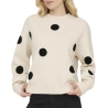 Pull Blanc/Noir Femme JDY Monica