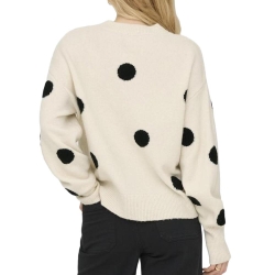 Pull Blanc/Noir Femme JDY Monica