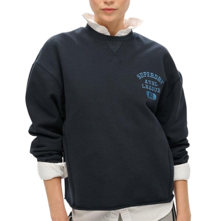 Sweat Marine Femme Superdry Crop