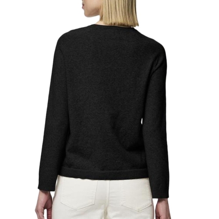 Pull Noir Femme Pieces Bree Knit