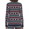 Pull de Noël Marine/Rouge Femme Only Xmas