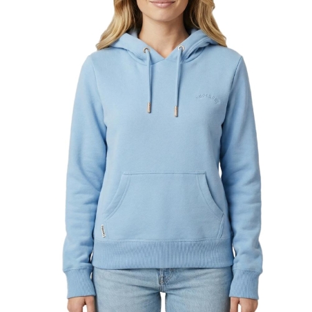Sweat Bleu Femme Superdry Essential Logo