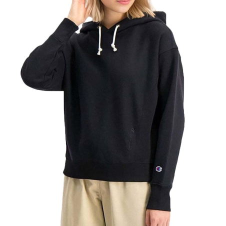 Sweat Noir Femme Champion Reverse 112724