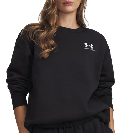 Sweat Noir Femme Under Armour Ua Icon Fleece