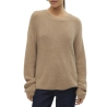 Pull Marron Clair Femme Vero Moda Puff