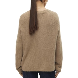 Pull Marron Clair Femme Vero Moda Puff