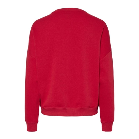 Sweat Rouge Femme Pieces Sasie