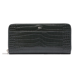 Portefeuille Noir Femme Lacoste Chantaco