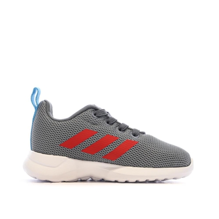 Baskets Gris/Rouge Garçon Adidas Lite Racer