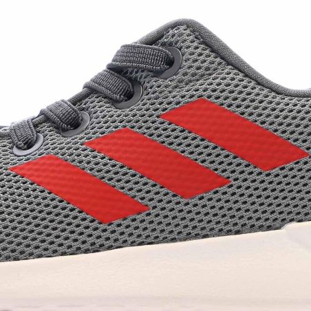 Baskets Gris/Rouge Garçon Adidas Lite Racer