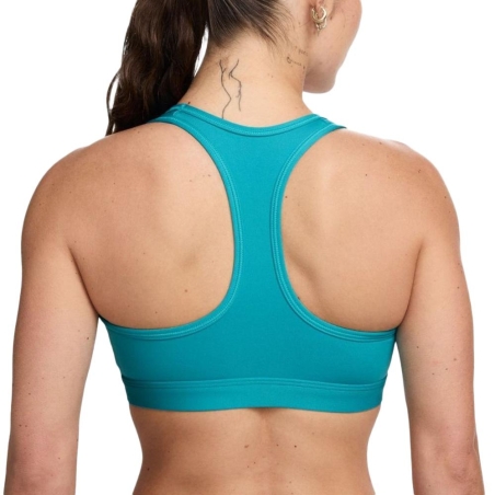Brassière de Sport Bleu Femme Nike SWSH MED