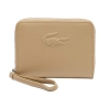 Portefeuille Beige Femme Lacoste Leather