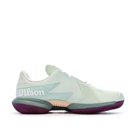 Chaussures de tennis Vertes d'eau Femme Wilson Kaos