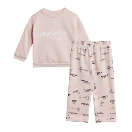 Survêtement Rose Fille Adidas IV7056