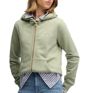 Sweat Vert Femme Superdry Essential Logo Ziphood Hb