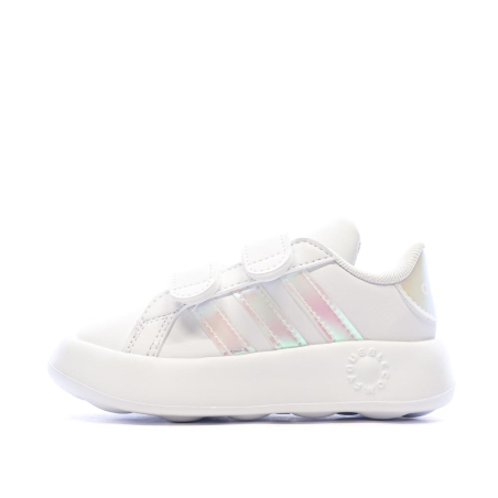 Baskets Blanches Bébé Fille Adidas Grand Court 2.0 Cf