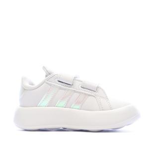 Baskets Blanches Bébé Fille Adidas Grand Court 2.0 Cf