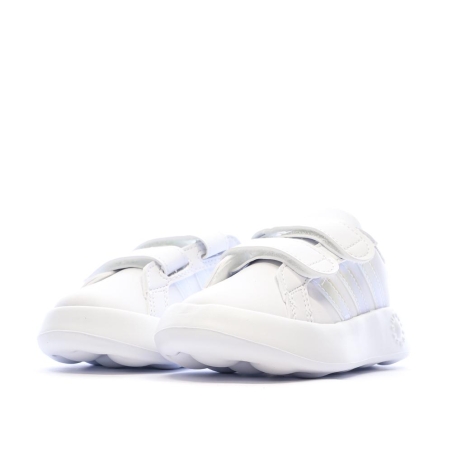 Baskets Blanches Bébé Fille Adidas Grand Court 2.0 Cf