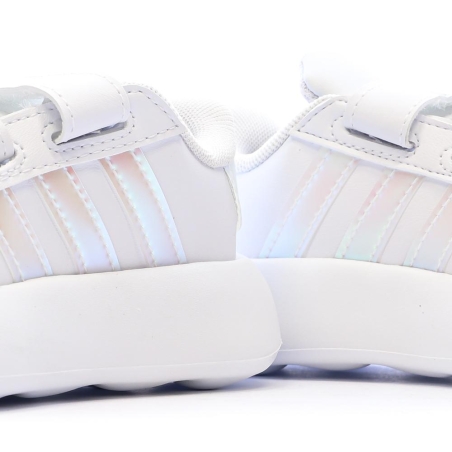 Baskets Blanches Bébé Fille Adidas Grand Court 2.0 Cf