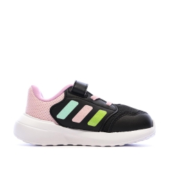 Baskets Noir/Rose Bébé Fille Adidas Tensaur Run 3.0 El