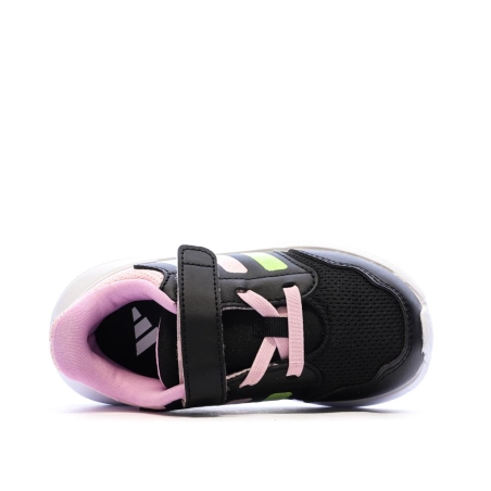 Baskets Noir/Rose Bébé Fille Adidas Tensaur Run 3.0 El