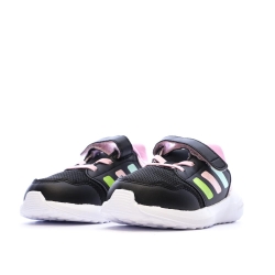 Baskets Noir/Rose Bébé Fille Adidas Tensaur Run 3.0 El