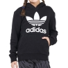 Sweat Noir Garçon Adidas Trefoil