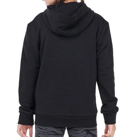 Sweat Noir Garçon Adidas Trefoil