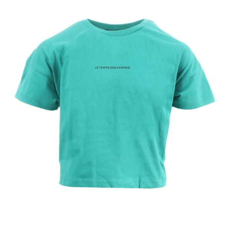 T-shirt Turquoise Fille Le Temps Des Cerises Vina
