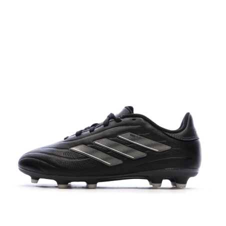 Chaussures de football Noires Garçon Adidas Copa Pure 2 League Fg