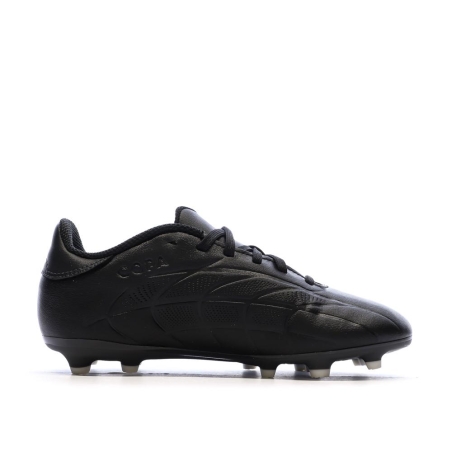 Chaussures de football Noires Garçon Adidas Copa Pure 2 League Fg