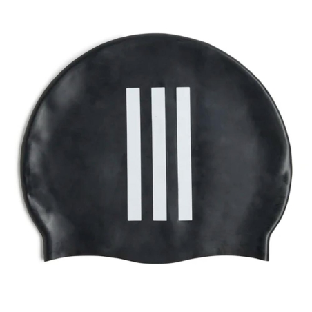 Bonnet de Bain Noir Adidas Kids 3 bandes
