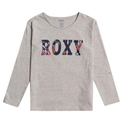 T-shirt Gris Fille Roxy The One