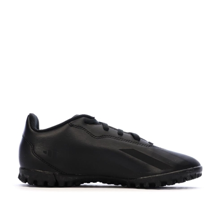 Chaussures de Foot Noires Junior Adidas X Crazyfast.4 TF