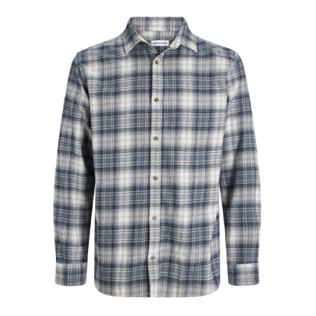 Chemise Bleu à Carreaux Garçon Jack & Jones Shua