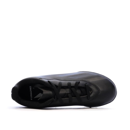 Chaussures de Foot Noires Junior Adidas X Crazyfast.4 TF