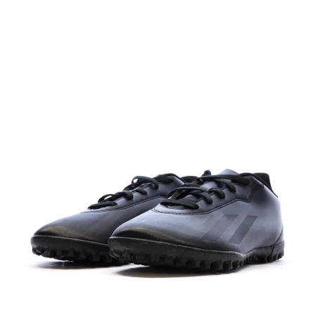 Chaussures de Foot Noires Junior Adidas X Crazyfast.4 TF
