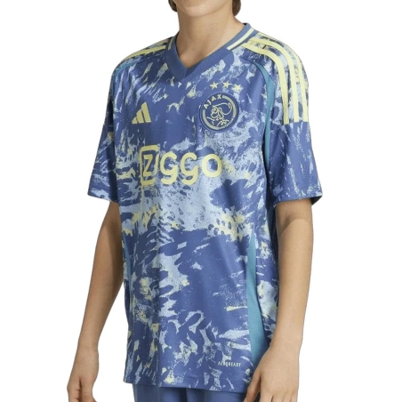 Ajax Amsterdam Maillot Extérieur Bleu Garçon Adidas 24/25