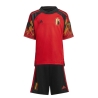BELGIQUE Mini Kit Rouge/Noir Garçon Adidas 2022