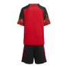 BELGIQUE Mini Kit Rouge/Noir Garçon Adidas 2022