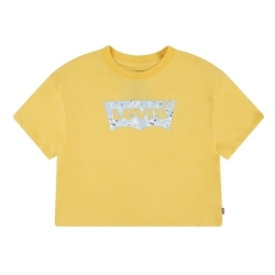 T-shirt Jaune Fille Levi's 4EH214