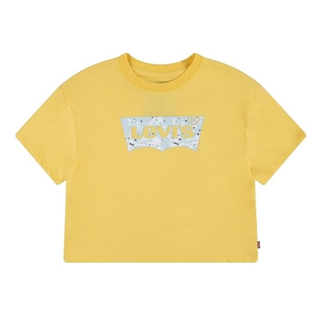 T-shirt Jaune Fille Levi's 4EH214