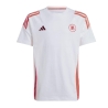 AS Roma T-shirt Blanc/Orange Enfant Adidas Roma Teey